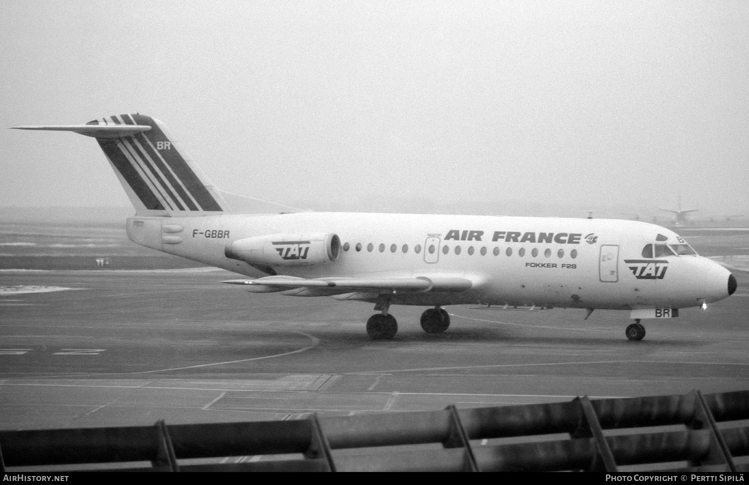 Aircraft Photo of F-GBBR | Fokker F28-1000 Fellowship | Air France | AirHistory.net #250953