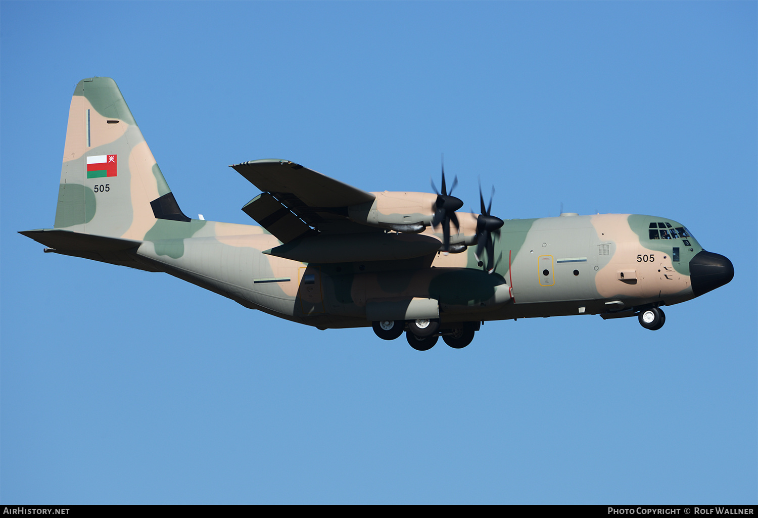 Aircraft Photo of 505 | Lockheed Martin C-130J-30 Hercules | Oman - Air Force | AirHistory.net #250965