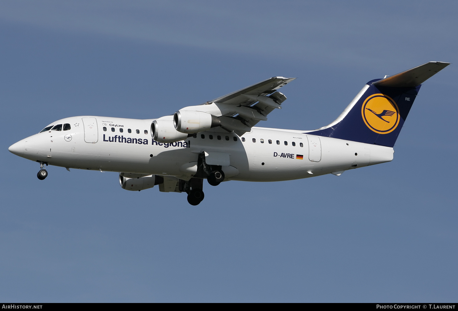 Aircraft Photo of D-AVRE | British Aerospace Avro 146-RJ85 | Lufthansa Regional | AirHistory.net #250989