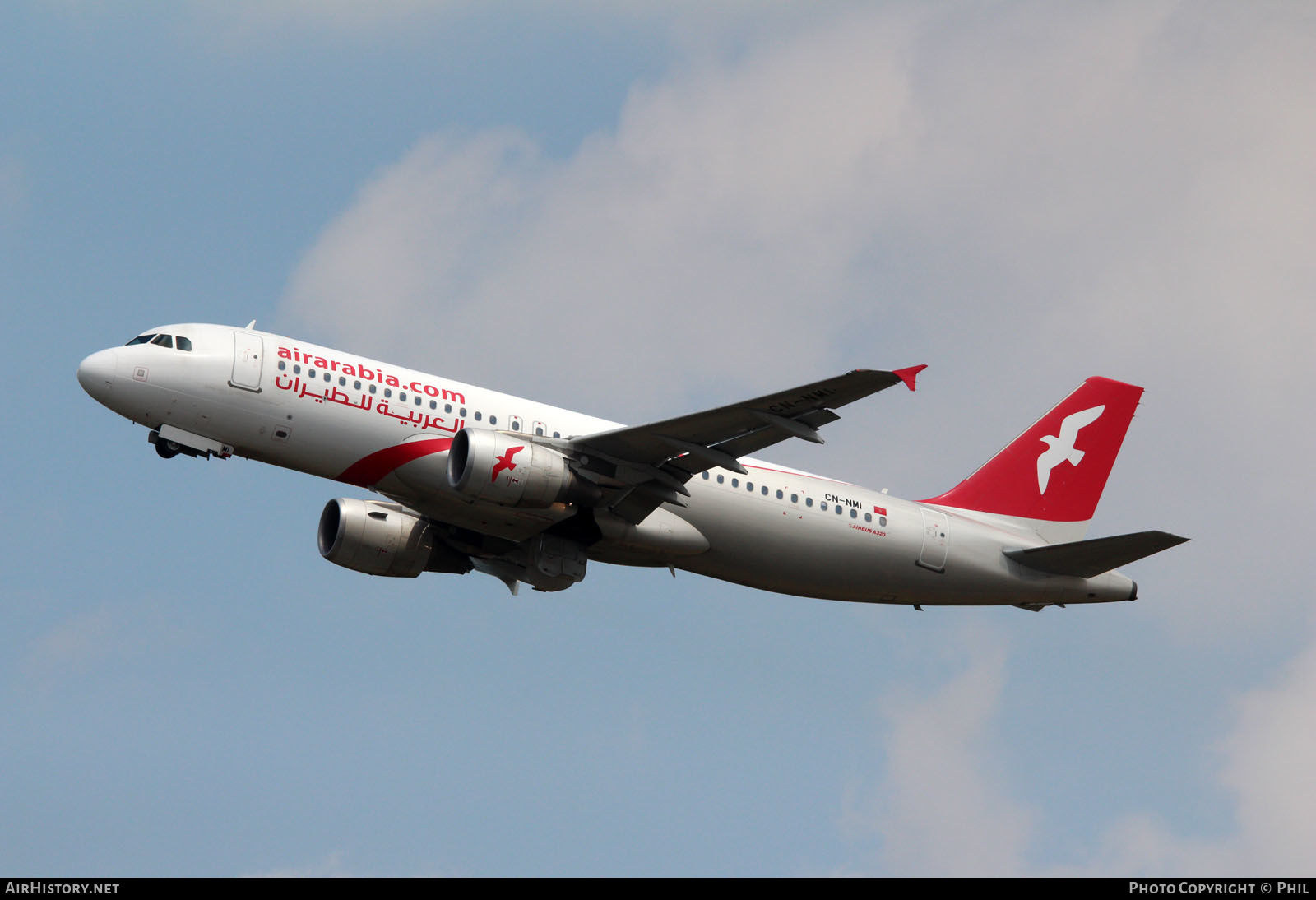 Aircraft Photo of CN-NMI | Airbus A320-214 | Air Arabia | AirHistory.net #251013