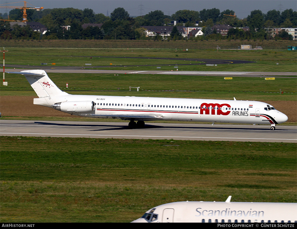 Aircraft Photo of SU-BOY | McDonnell Douglas MD-83 (DC-9-83) | AMC Airlines | AirHistory.net #251020