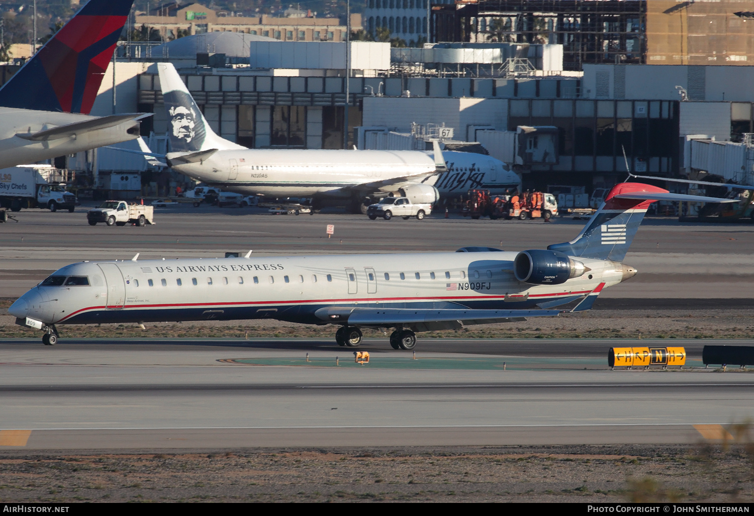 Aircraft Photo of N909FJ | Bombardier CRJ-900 (CL-600-2D24) | US Airways Express | AirHistory.net #251029
