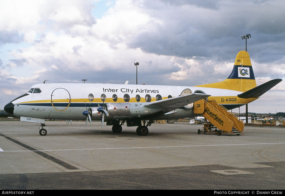 Aircraft Photo of G-ARGR | Vickers 708 Viscount | Inter City Airlines | AirHistory.net #251036