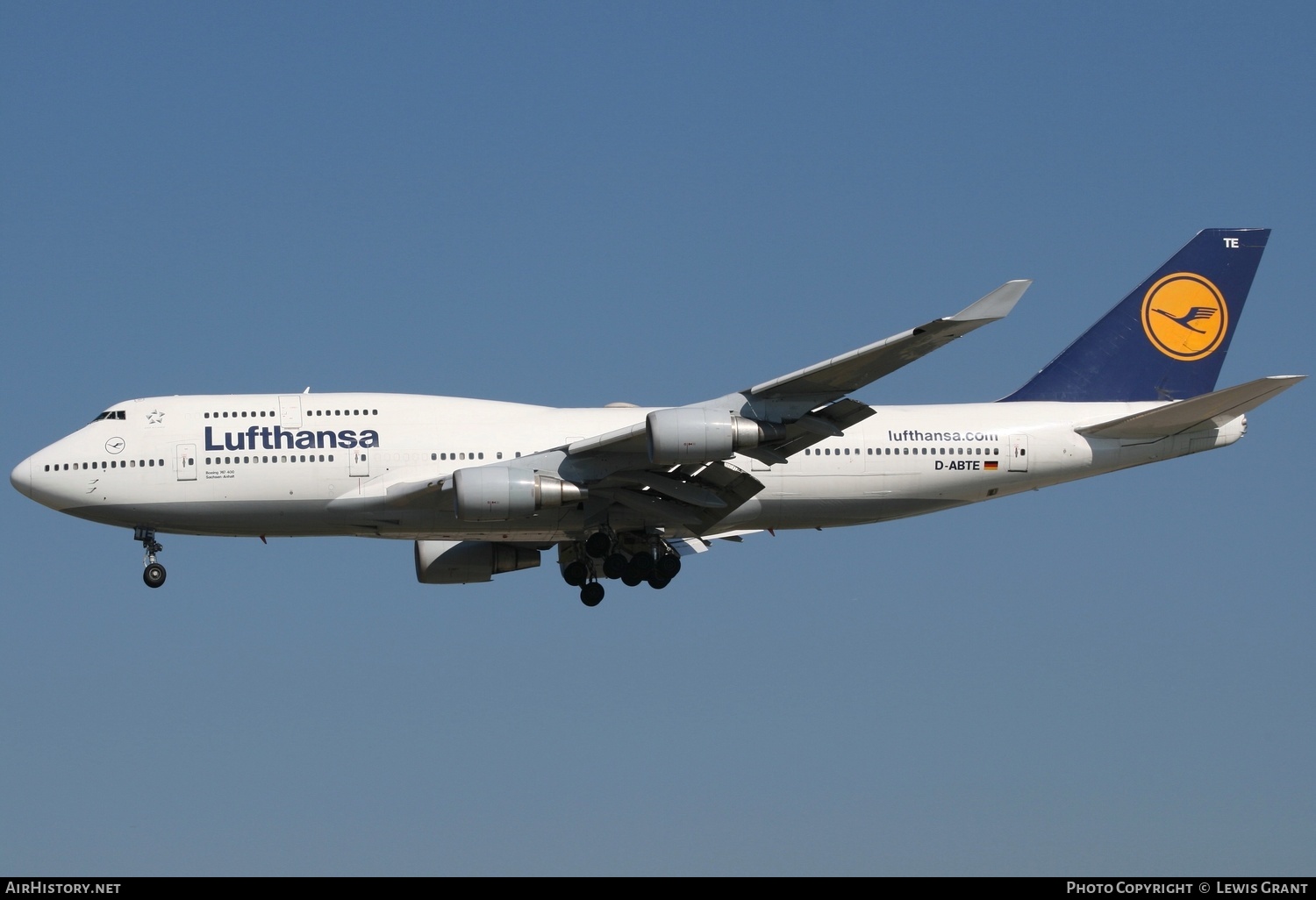 Aircraft Photo of D-ABTE | Boeing 747-430M | Lufthansa | AirHistory.net #251039