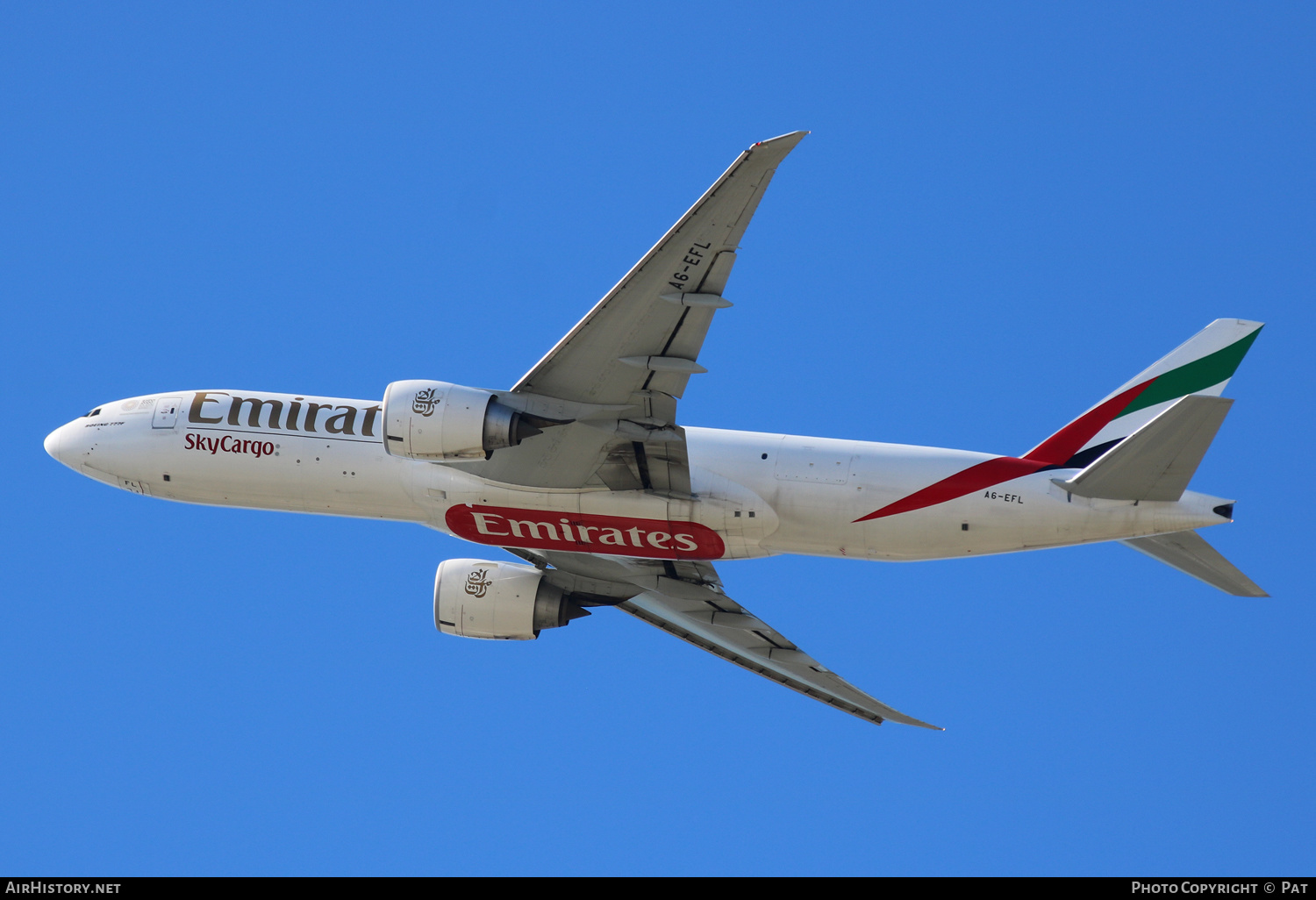 Aircraft Photo of A6-EFL | Boeing 777-F1H | Emirates SkyCargo | AirHistory.net #251052