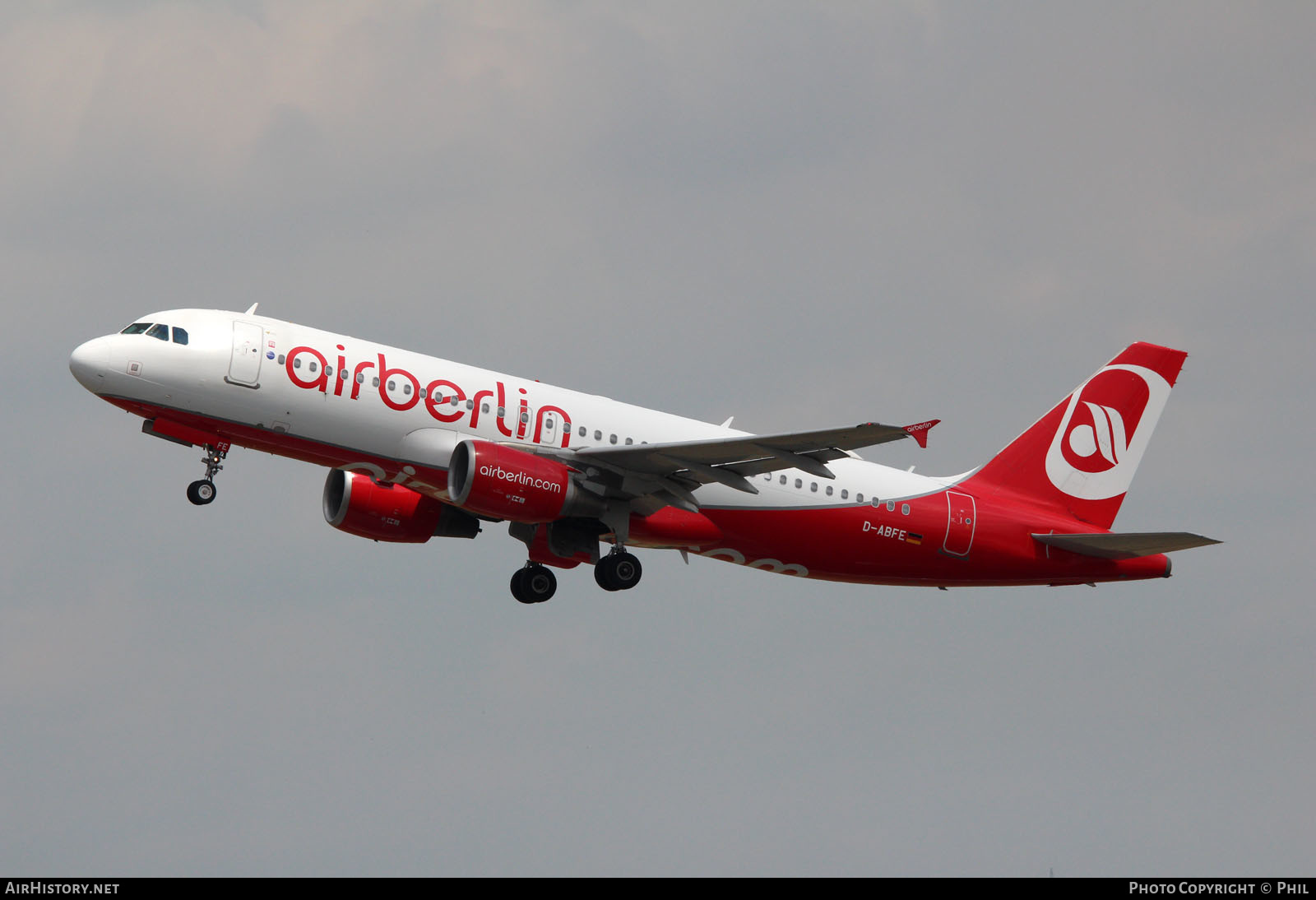 Aircraft Photo of D-ABFE | Airbus A320-214 | Air Berlin | AirHistory.net #251076