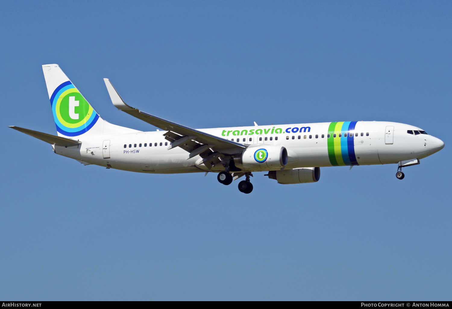 Aircraft Photo of PH-HSW | Boeing 737-8K2 | Transavia | AirHistory.net #251079