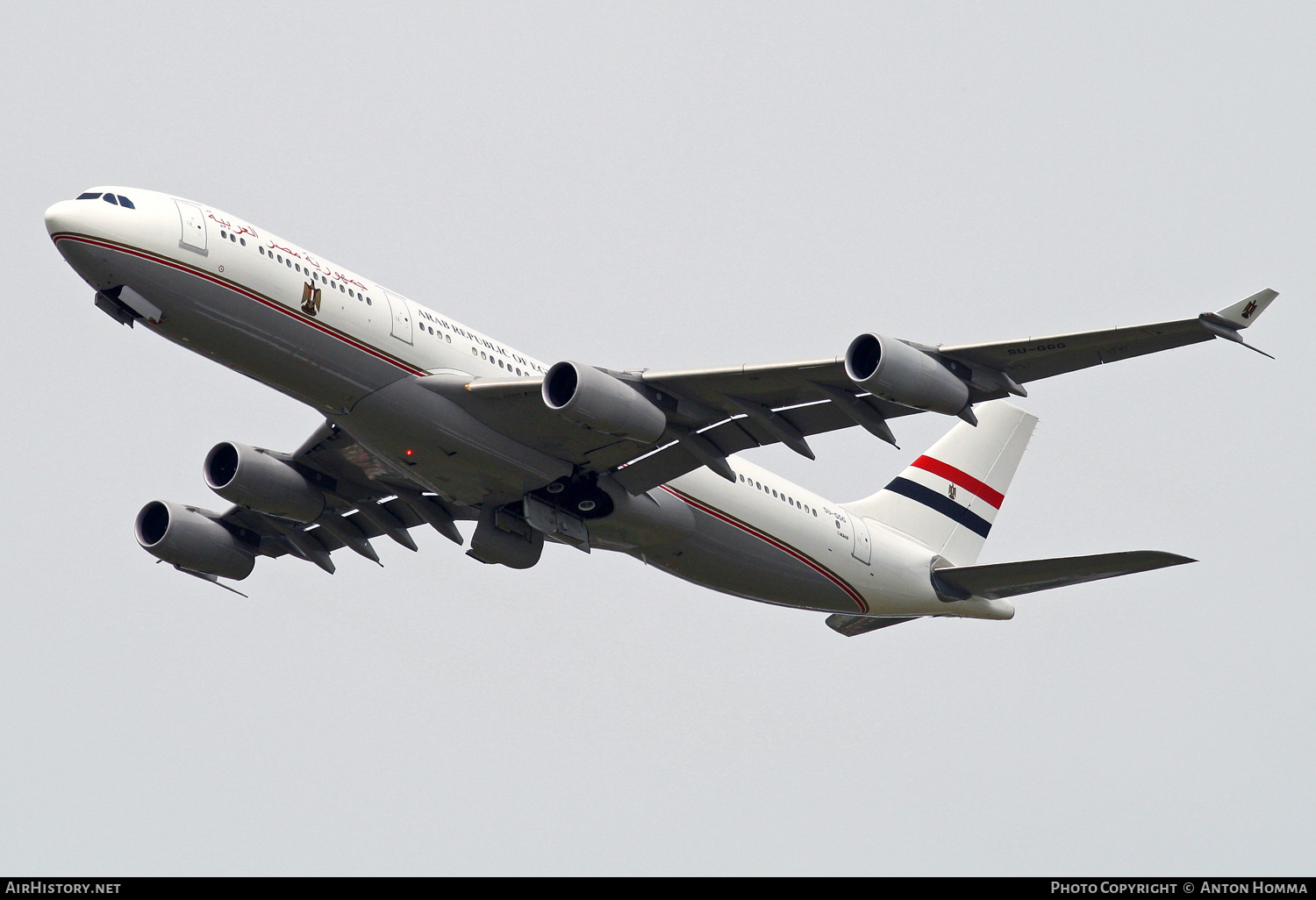 Aircraft Photo of SU-GGG | Airbus A340-212 | Arab Republic of Egypt | AirHistory.net #251117