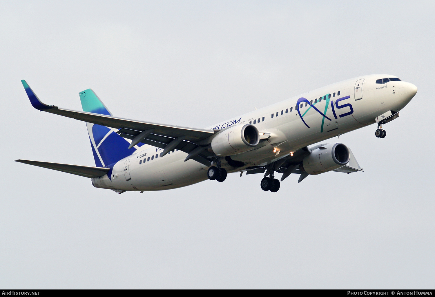 Aircraft Photo of F-GIRS | Boeing 737-86N | New Axis Airways | AirHistory.net #251118