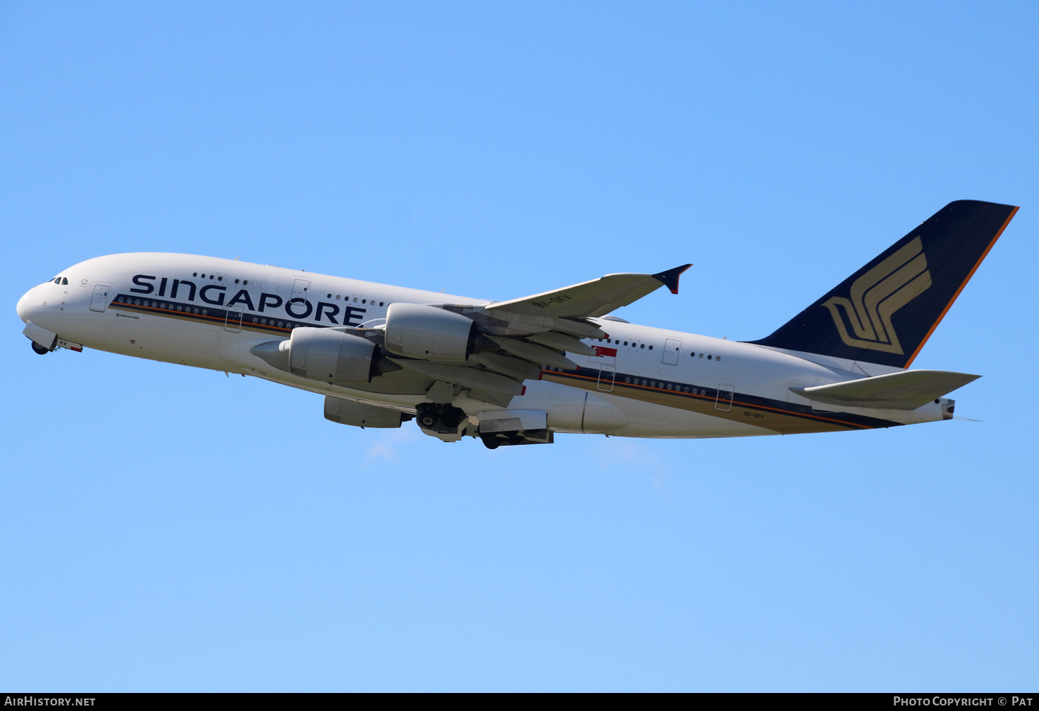 Aircraft Photo of 9V-SKV | Airbus A380-841 | Singapore Airlines | AirHistory.net #251163