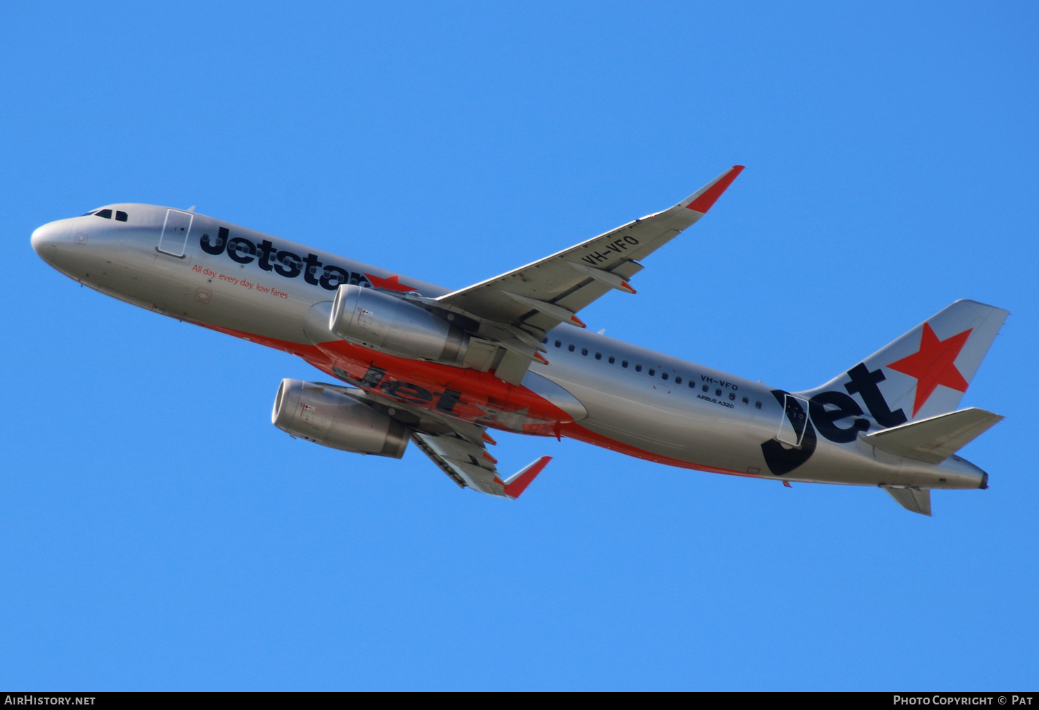 Aircraft Photo of VH-VFO | Airbus A320-232 | Jetstar Airways | AirHistory.net #251165