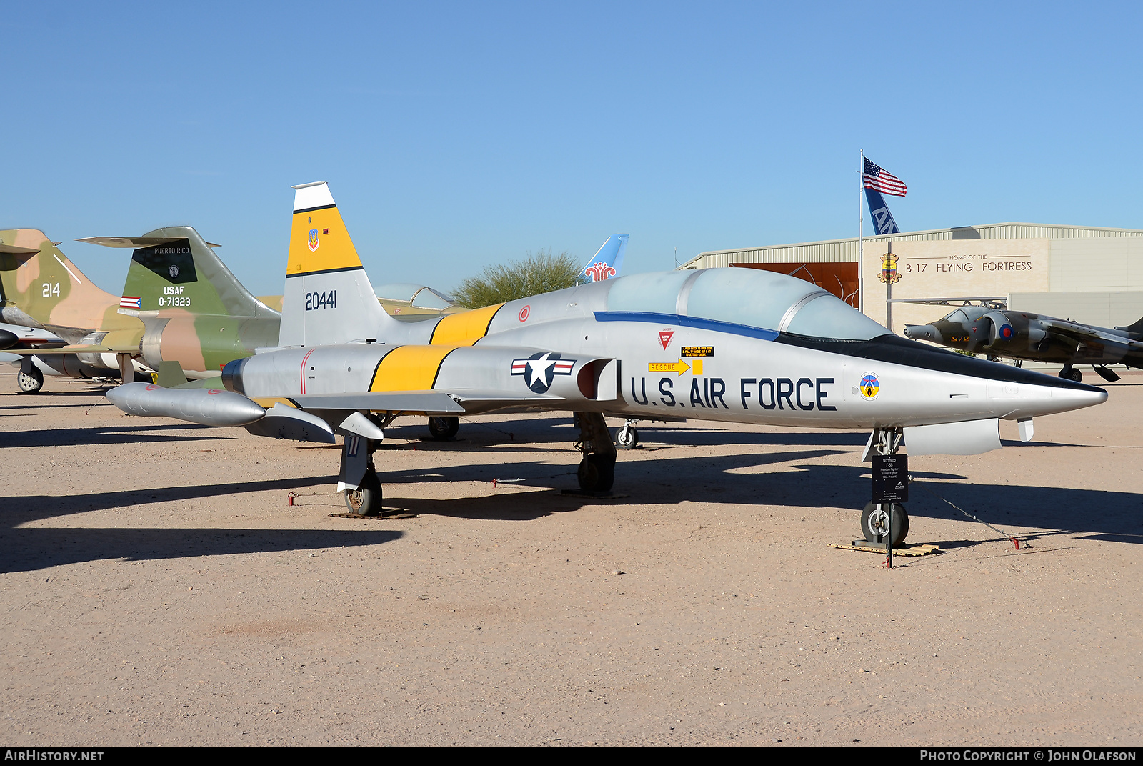 Aircraft Photo of 72-0441 / 20441 | Northrop GF-5B Freedom Fighter | USA - Air Force | AirHistory.net #251191