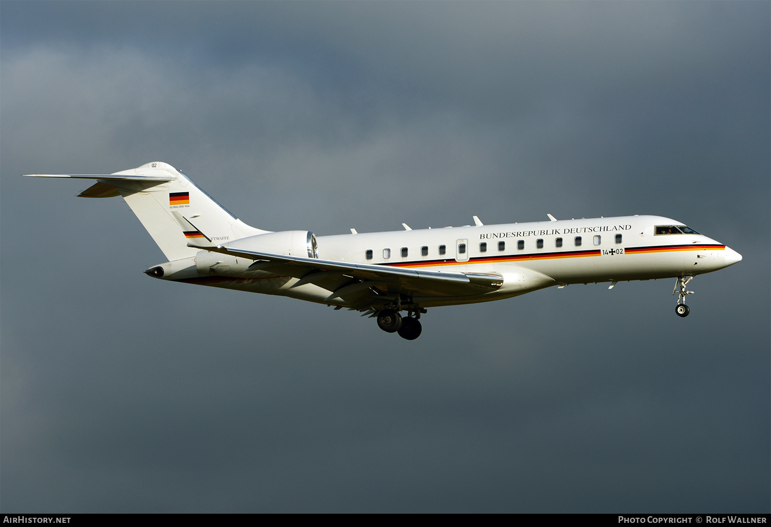 Aircraft Photo of 1402 | Bombardier Global 5000 (BD-700-1A11) | Germany - Air Force | AirHistory.net #251199