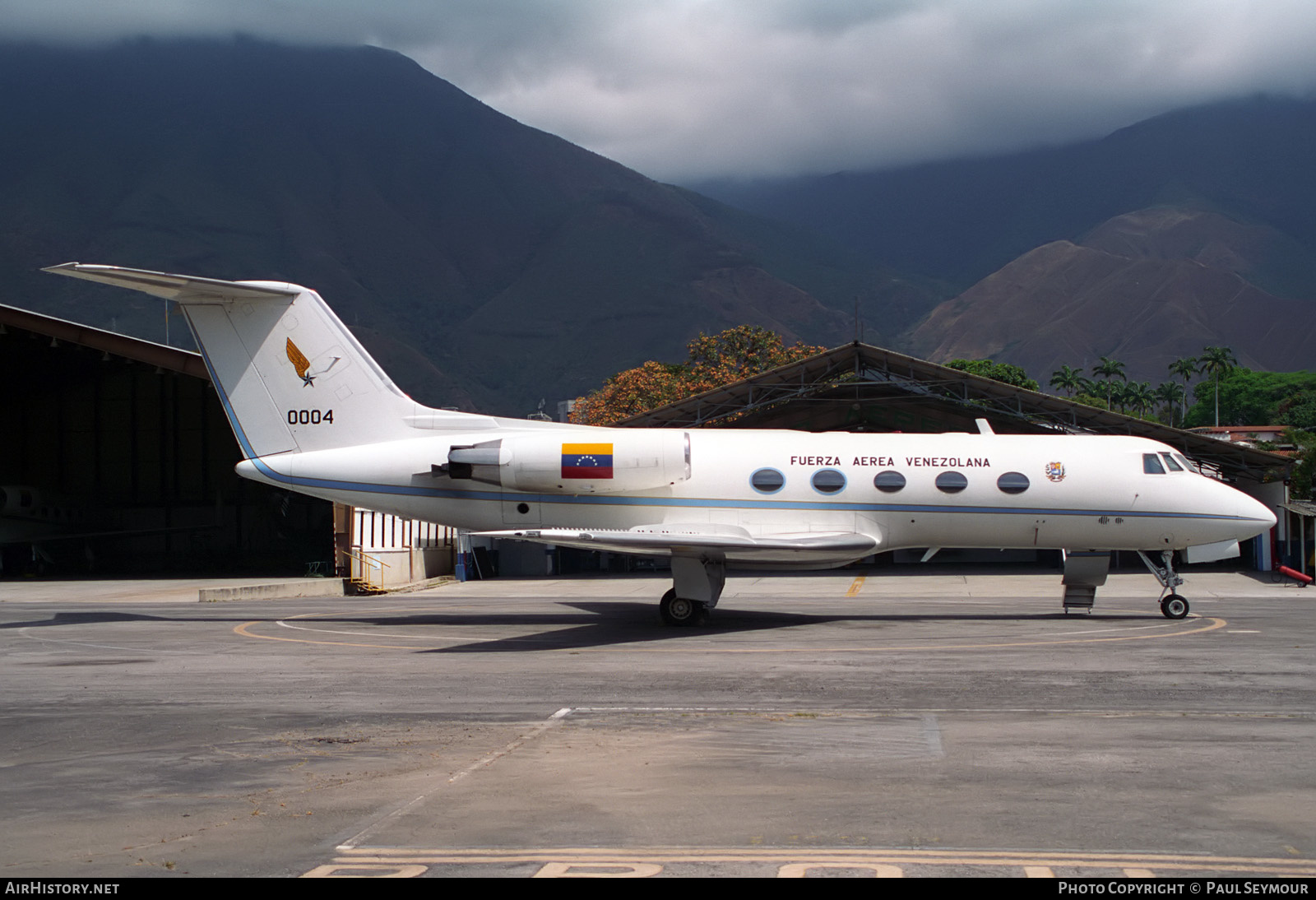 Aircraft Photo of 0004 | Grumman American G-1159 Gulfstream II | Venezuela - Air Force | AirHistory.net #251230