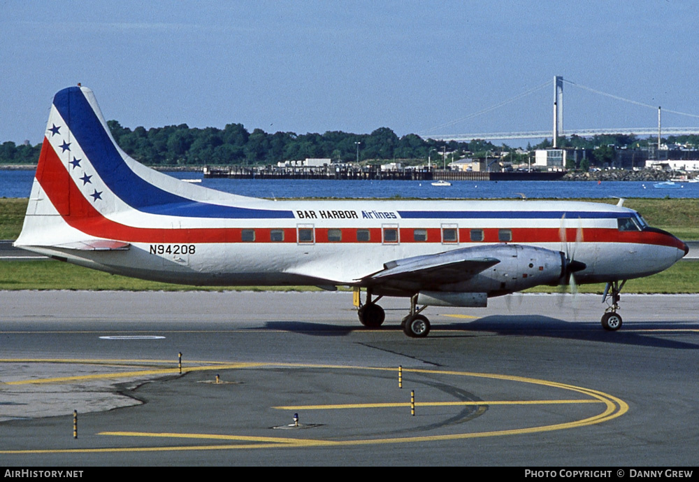 Aircraft Photo of N94208 | Convair 600 | Bar Harbor Airlines | AirHistory.net #251231