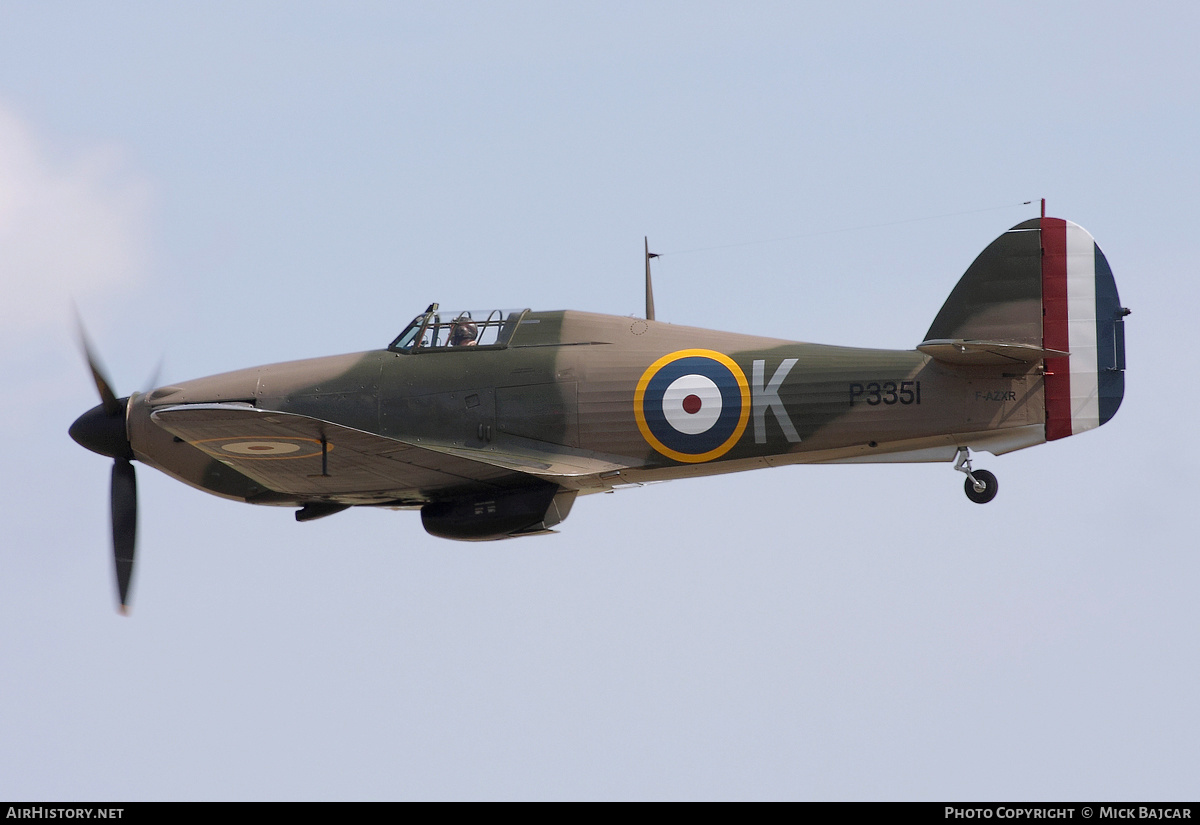 Aircraft Photo of F-AZXR / P3351 | Hawker Hurricane Mk2A | UK - Air Force | AirHistory.net #251266