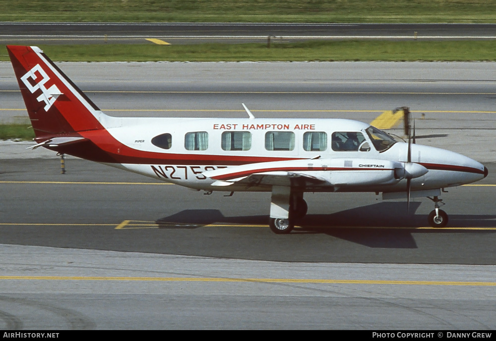 Aircraft Photo of N27537 | Piper PA-31-350 Navajo Chieftain | East Hampton Aire - EHA | AirHistory.net #251273