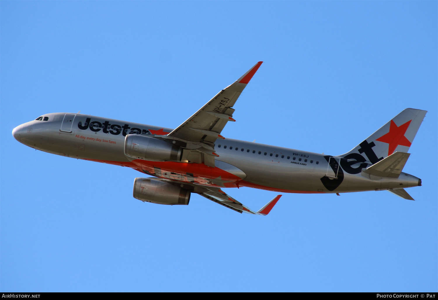 Aircraft Photo of VH-XSJ | Airbus A320-232 | Jetstar Airways | AirHistory.net #251302