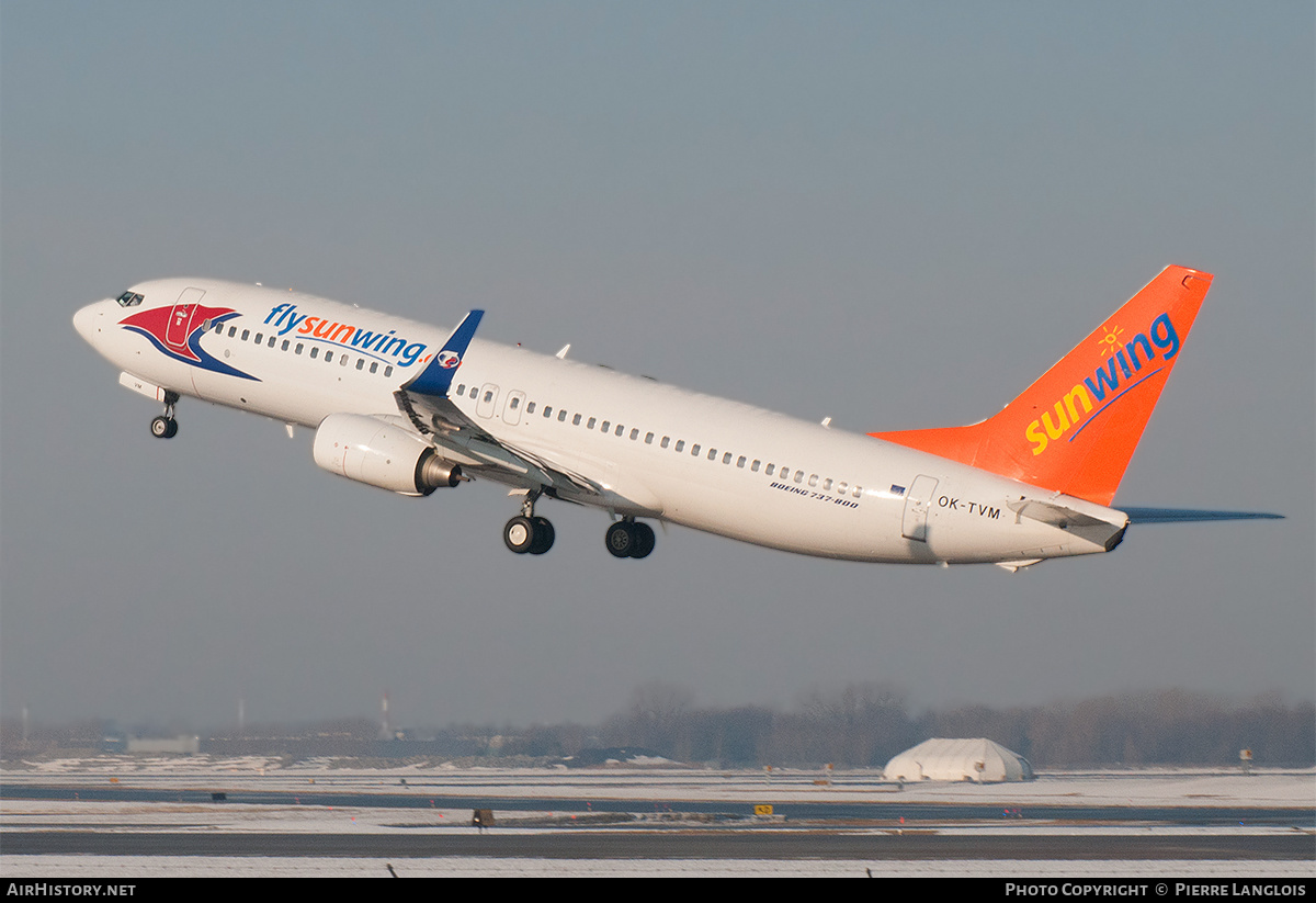 Aircraft Photo of OK-TVM | Boeing 737-8FN | Sunwing Airlines | AirHistory.net #251306