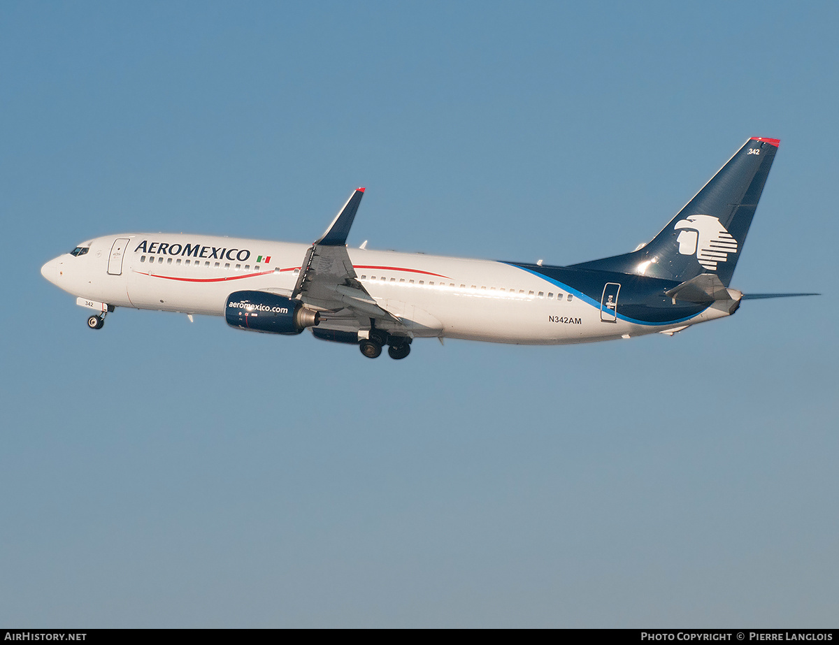 Aircraft Photo of N342AM | Boeing 737-8Z9 | AeroMéxico | AirHistory.net #251310