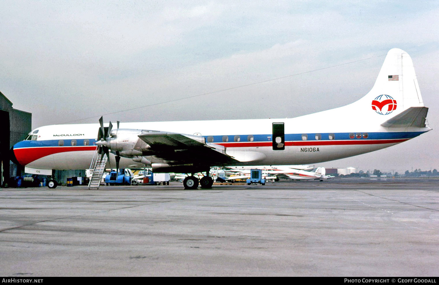 Aircraft Photo of N6106A | Lockheed L-188A Electra | McCulloch International Airlines | AirHistory.net #251315