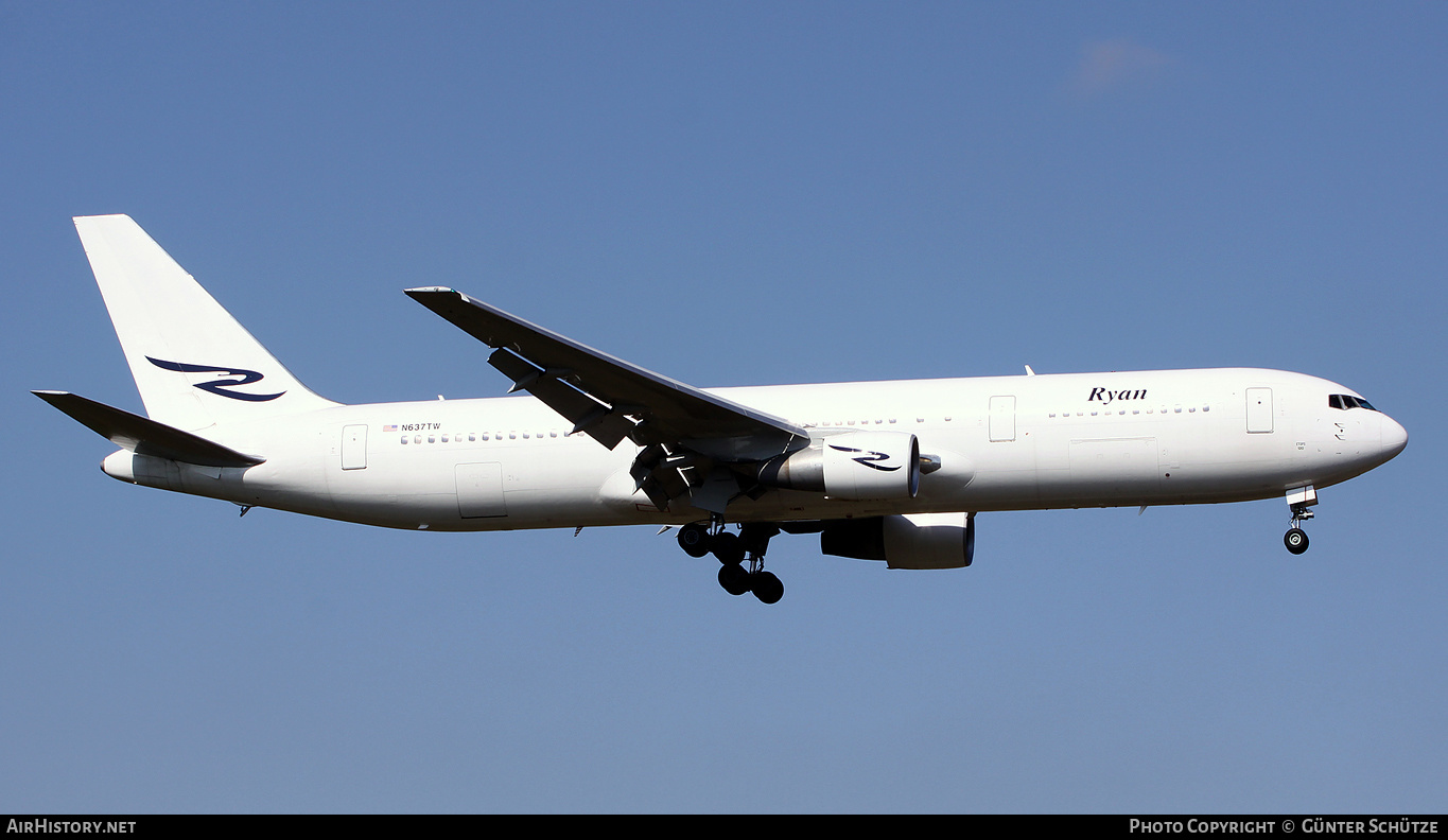 Aircraft Photo of N637TW | Boeing 767-33A/ER | Ryan International Airlines | AirHistory.net #251318