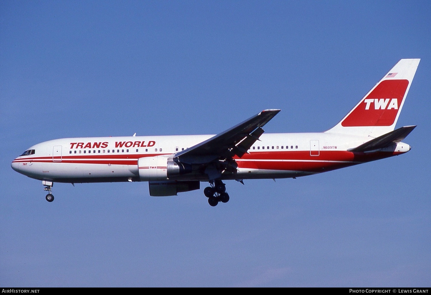 Aircraft Photo of N609TW | Boeing 767-231(ER) | Trans World Airlines - TWA | AirHistory.net #251330