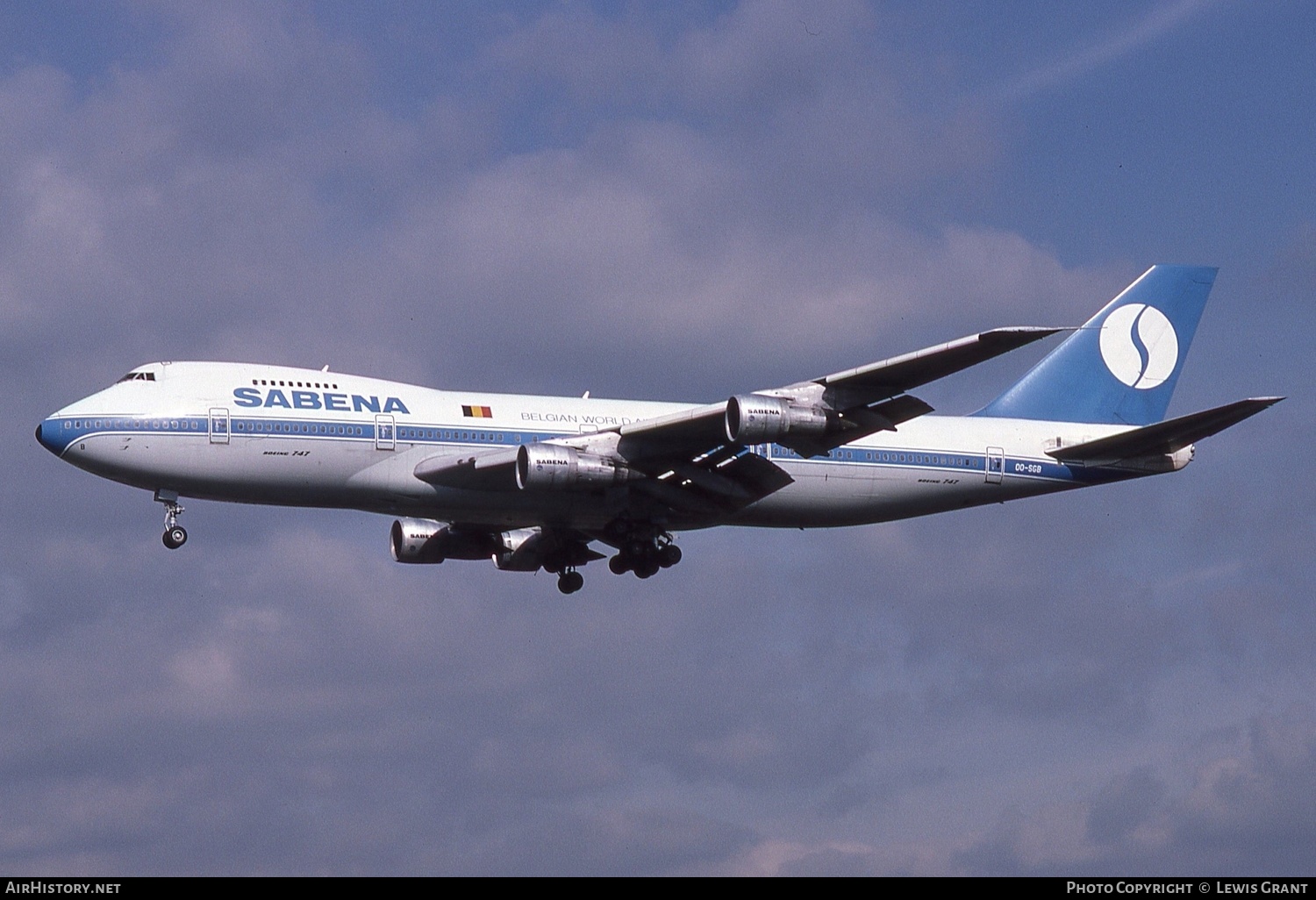 Aircraft Photo of OO-SGB | Boeing 747-129(M) | Sabena | AirHistory.net #251333