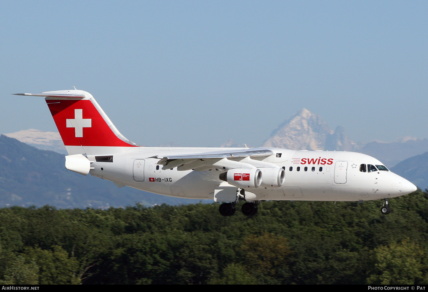 Aircraft Photo of HB-IXG | British Aerospace Avro 146-RJ85 | Swiss International Air Lines | AirHistory.net #251335