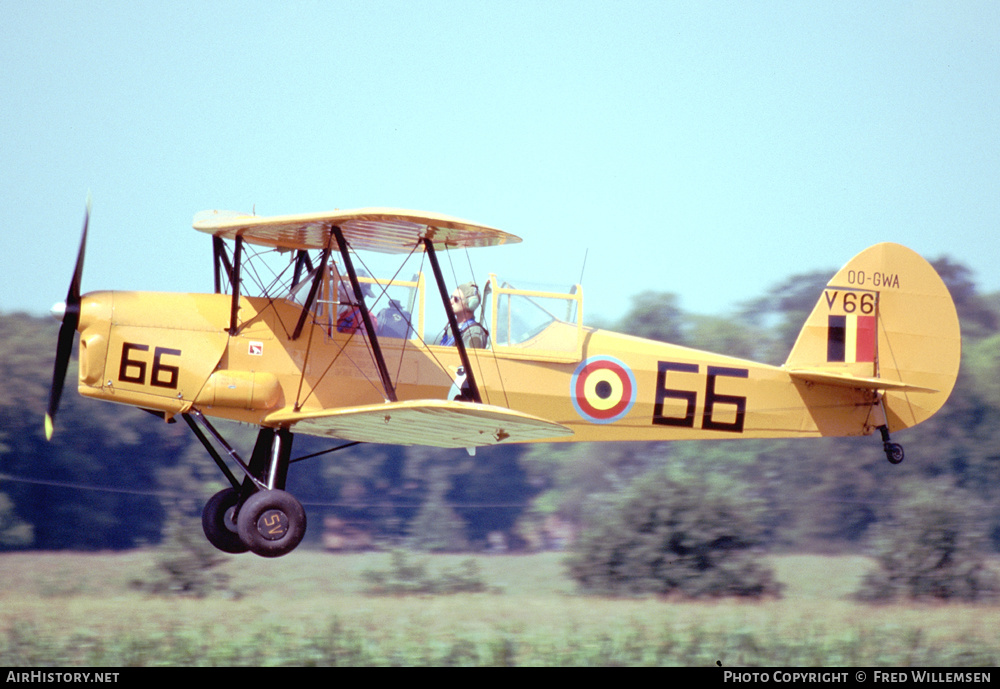 Aircraft Photo of OO-GWA / V66 | Stampe-Vertongen SV-4C | Belgium - Air Force | AirHistory.net #251346