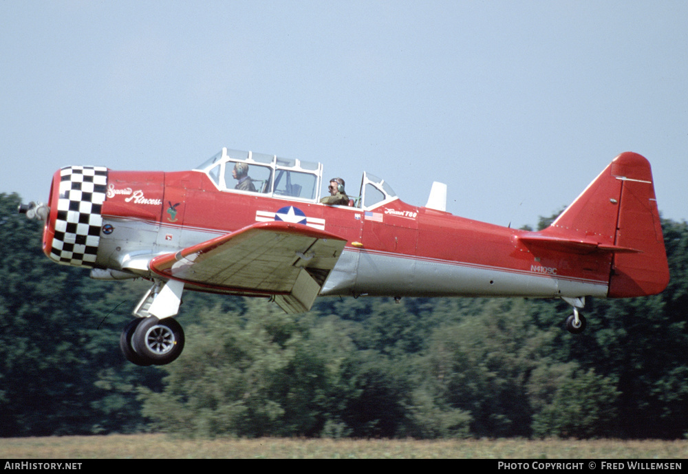 Aircraft Photo of N4109C | North American T-6G Texan | USA - Air Force | AirHistory.net #251350