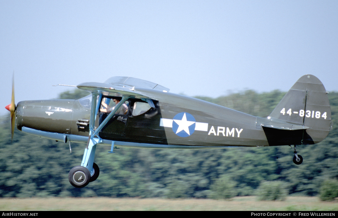 Aircraft Photo of G-RGUS / 44-83184 | Fairchild UC-61K Argus Mk3 (24R-46A) | USA - Air Force | AirHistory.net #251351