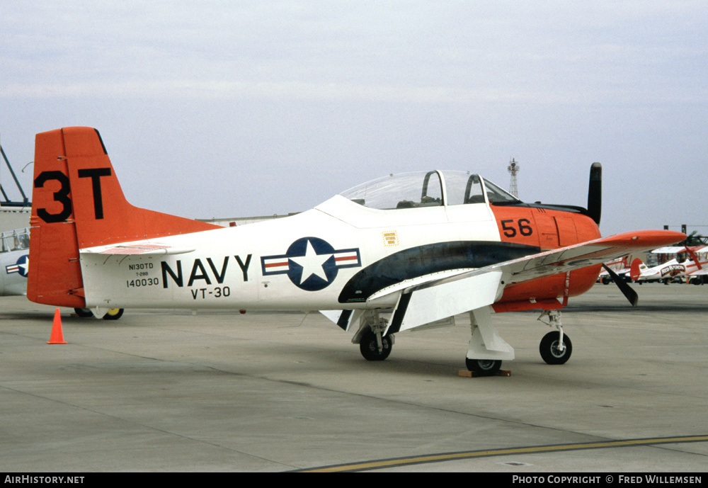 Aircraft Photo of N130TD / 140030 | North American T-28B Trojan | USA - Navy | AirHistory.net #251369