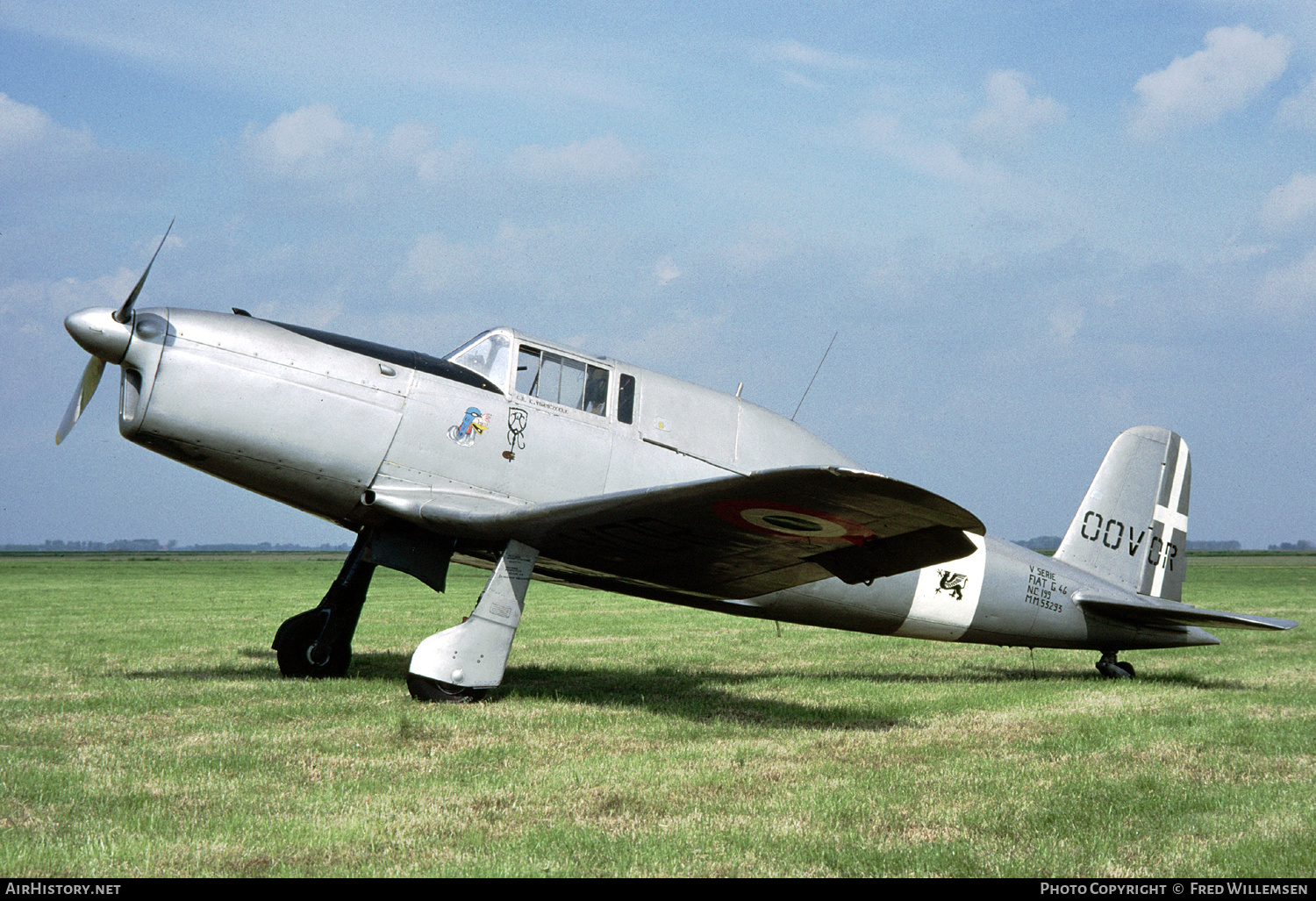 Aircraft Photo of OO-VOR / MM53293 | Fiat G-46-4A Serie V Monoposto | Italy - Air Force | AirHistory.net #251371