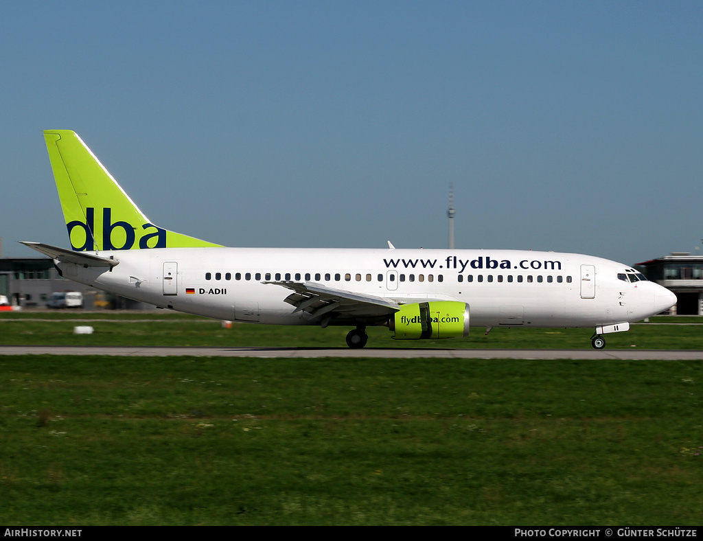 Aircraft Photo of D-ADII | Boeing 737-329 | DBA - Deutsche BA | AirHistory.net #251403