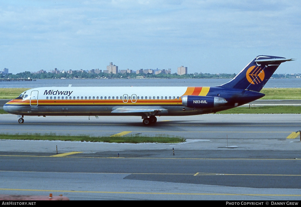 Aircraft Photo of N934ML | McDonnell Douglas DC-9-31 | Midway Airlines | AirHistory.net #251409