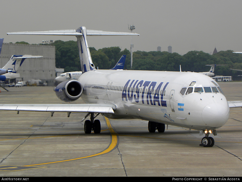 Aircraft Photo of LV-BOH | McDonnell Douglas MD-88 | Austral Líneas Aéreas | AirHistory.net #251450