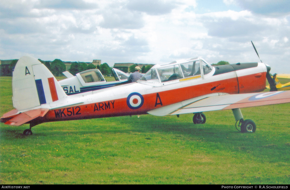 Aircraft Photo of G-BXIM / WK512 | De Havilland DHC-1 Chipmunk Mk22 | UK - Army | AirHistory.net #251457