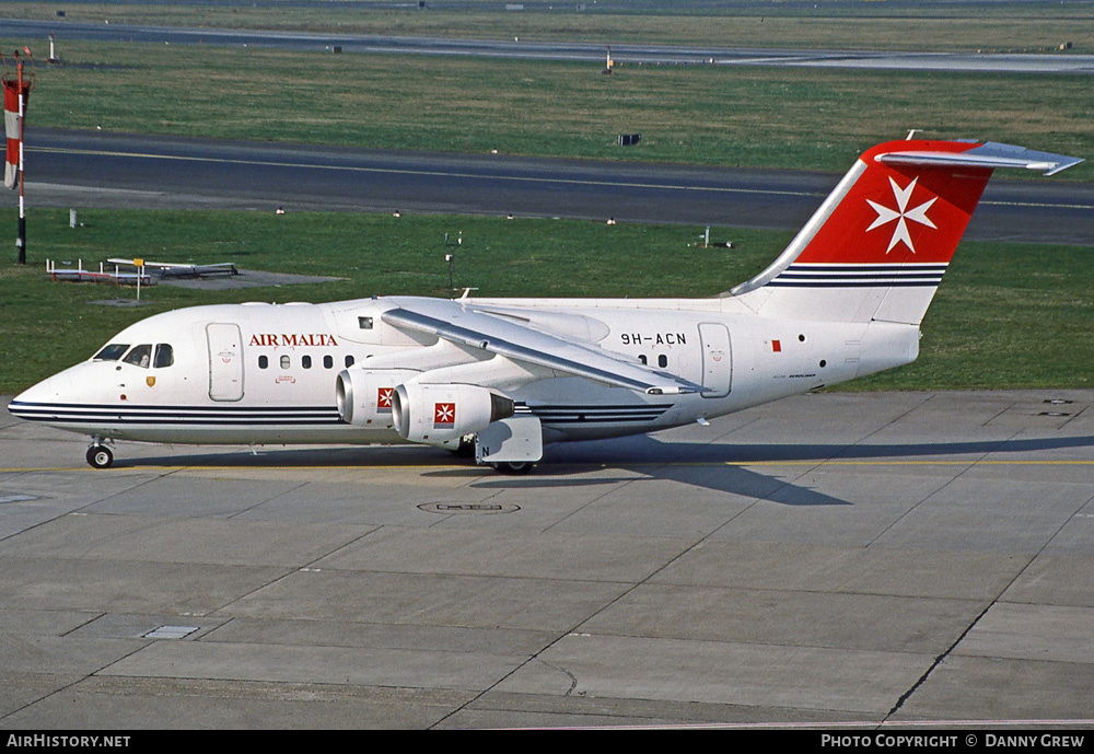 Aircraft Photo of 9H-ACN | British Aerospace Avro 146-RJ70 | Air Malta | AirHistory.net #251496