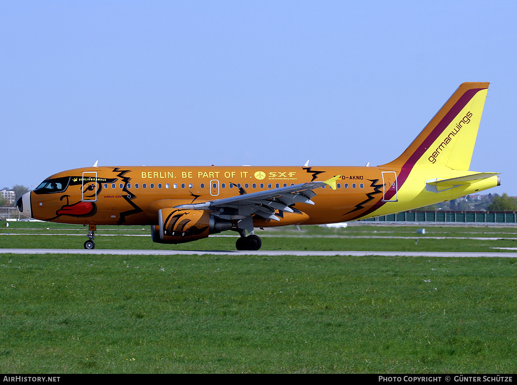 Aircraft Photo of D-AKNO | Airbus A319-112 | Germanwings | AirHistory.net #251540