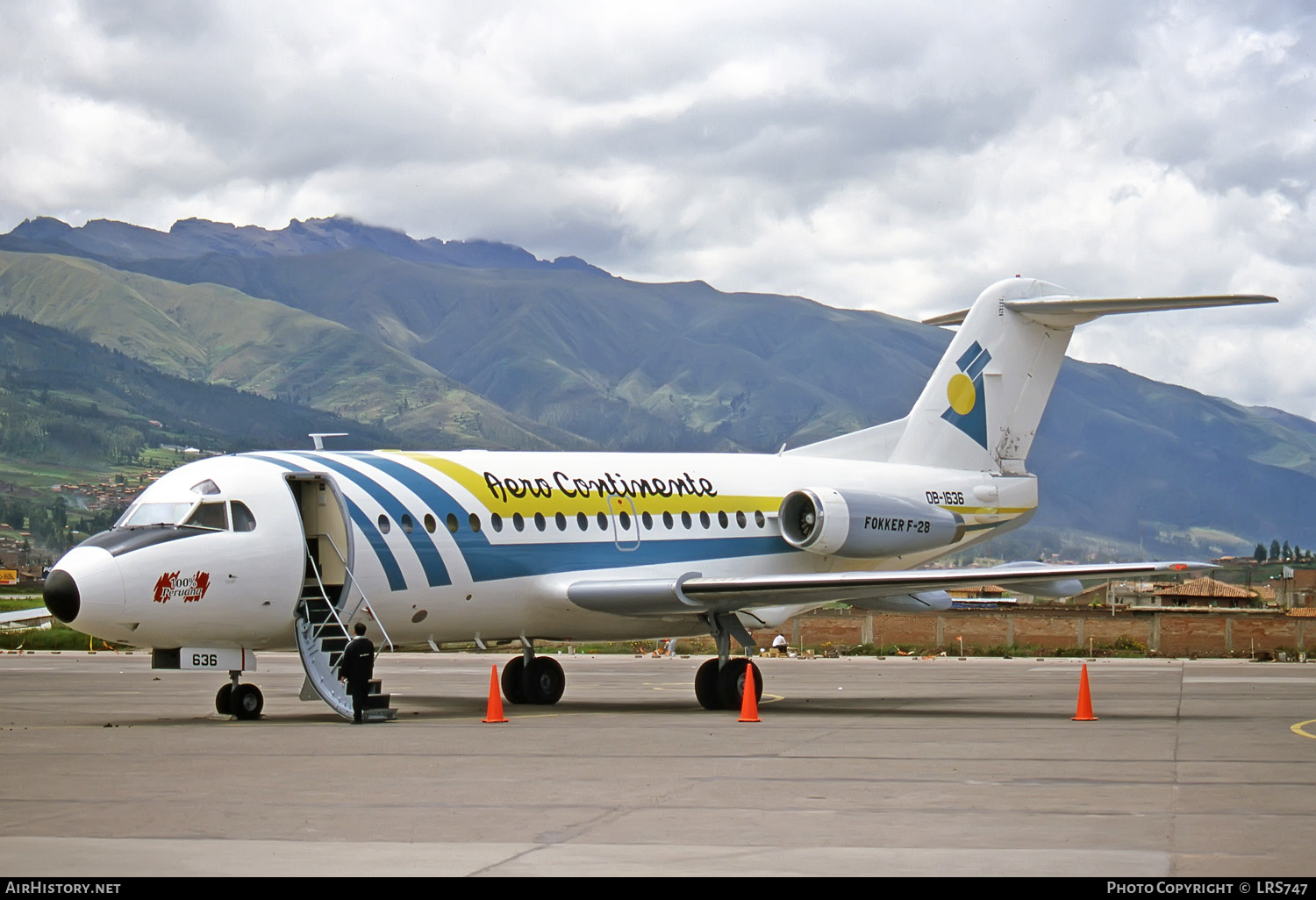 Aircraft Photo of OB-1636 | Fokker F28-1000 Fellowship | Aero Continente | AirHistory.net #251571