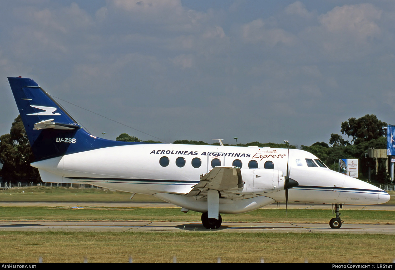 Aircraft Photo of LV-ZSB | British Aerospace BAe-3201 Jetstream Super 31 | Aerolíneas Argentinas Express | AirHistory.net #251573