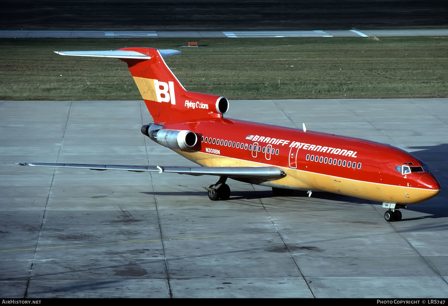 Aircraft Photo of N308BN | Boeing 727-185C | Braniff International Airways | AirHistory.net #251586