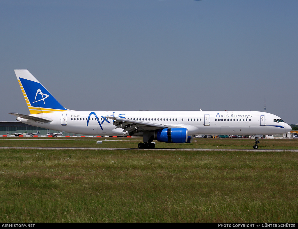 Aircraft Photo of F-HAXY | Boeing 757-2K2 | Axis Airways | AirHistory.net #251588