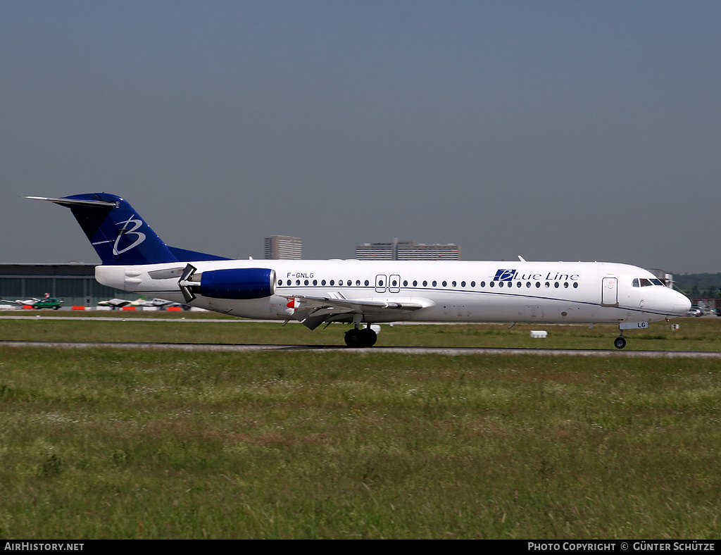 Aircraft Photo of F-GNLG | Fokker 100 (F28-0100) | Blue Line | AirHistory.net #251590
