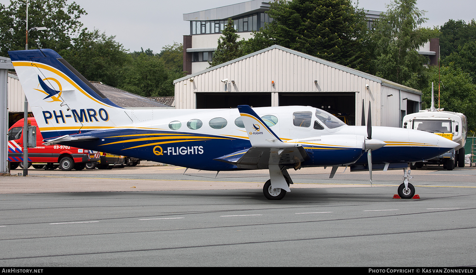 Aircraft Photo of PH-MRO | Cessna 421C Golden Eagle | Q-Flights | AirHistory.net #251591
