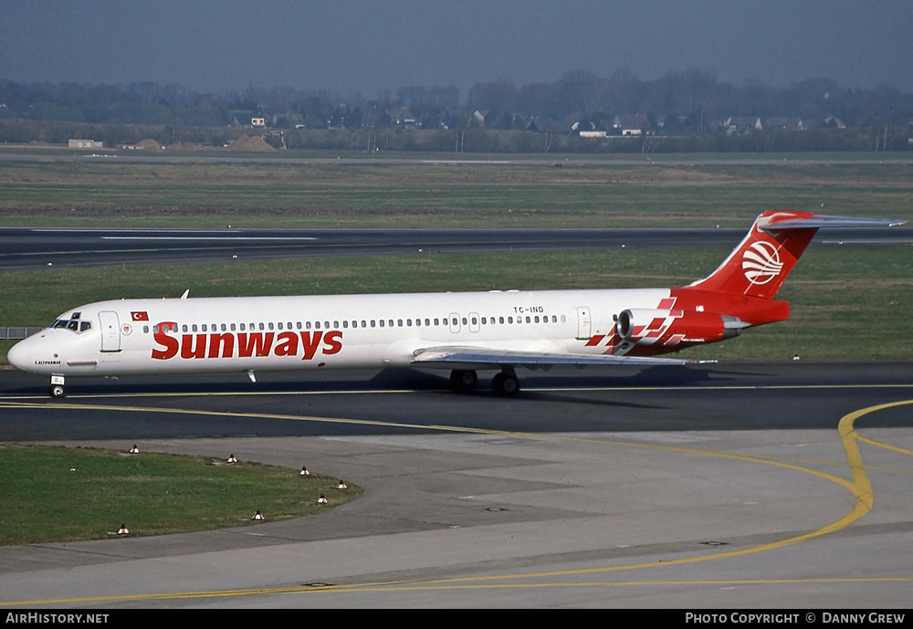 Aircraft Photo of TC-IND | McDonnell Douglas MD-83 (DC-9-83) | Sunways | AirHistory.net #251595
