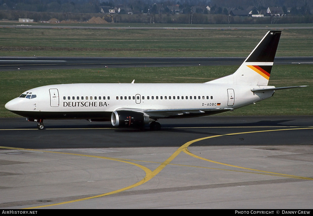 Aircraft Photo of D-ADBC | Boeing 737-3L9 | Deutsche BA | AirHistory.net #251629