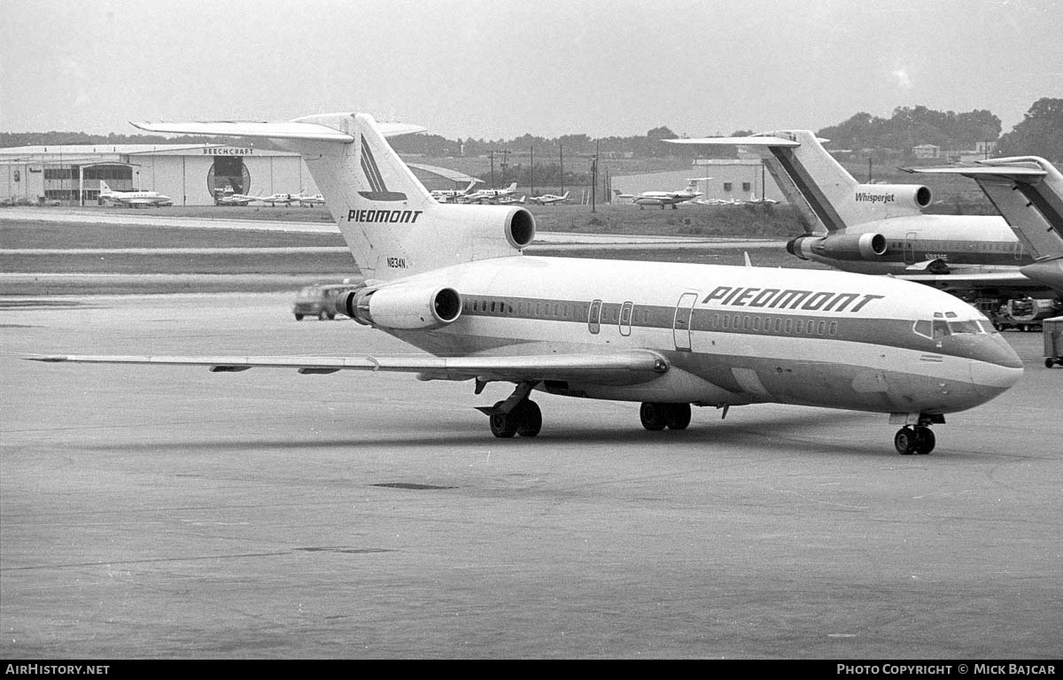 Aircraft Photo of N834N | Boeing 727-95 | Piedmont Airlines | AirHistory.net #251644