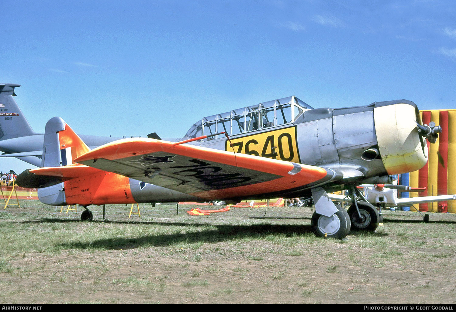 Aircraft Photo of VH-LNT / 7640 | North American AT-6A Texan | South Africa - Air Force | AirHistory.net #251652